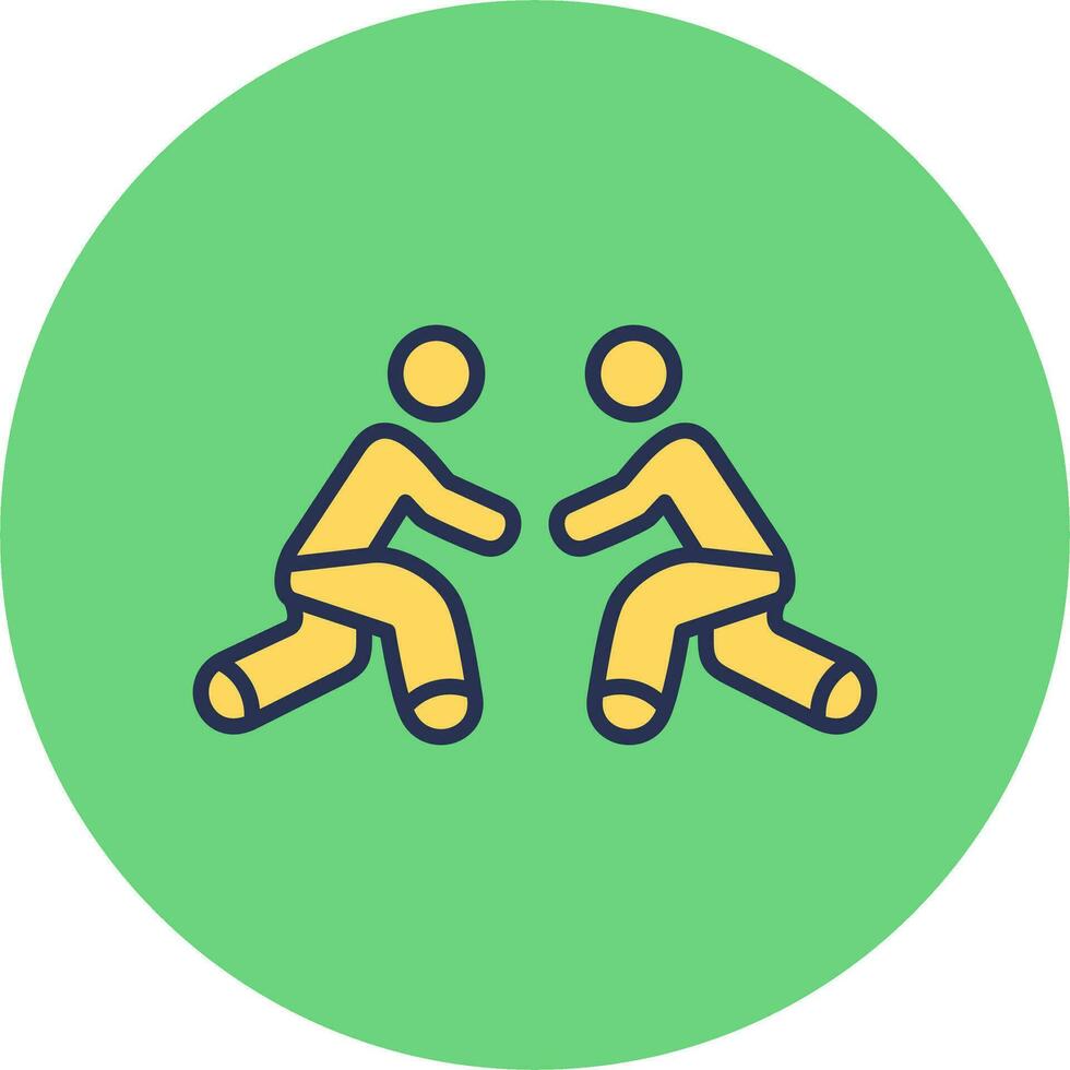 Wrestling Vector Icon
