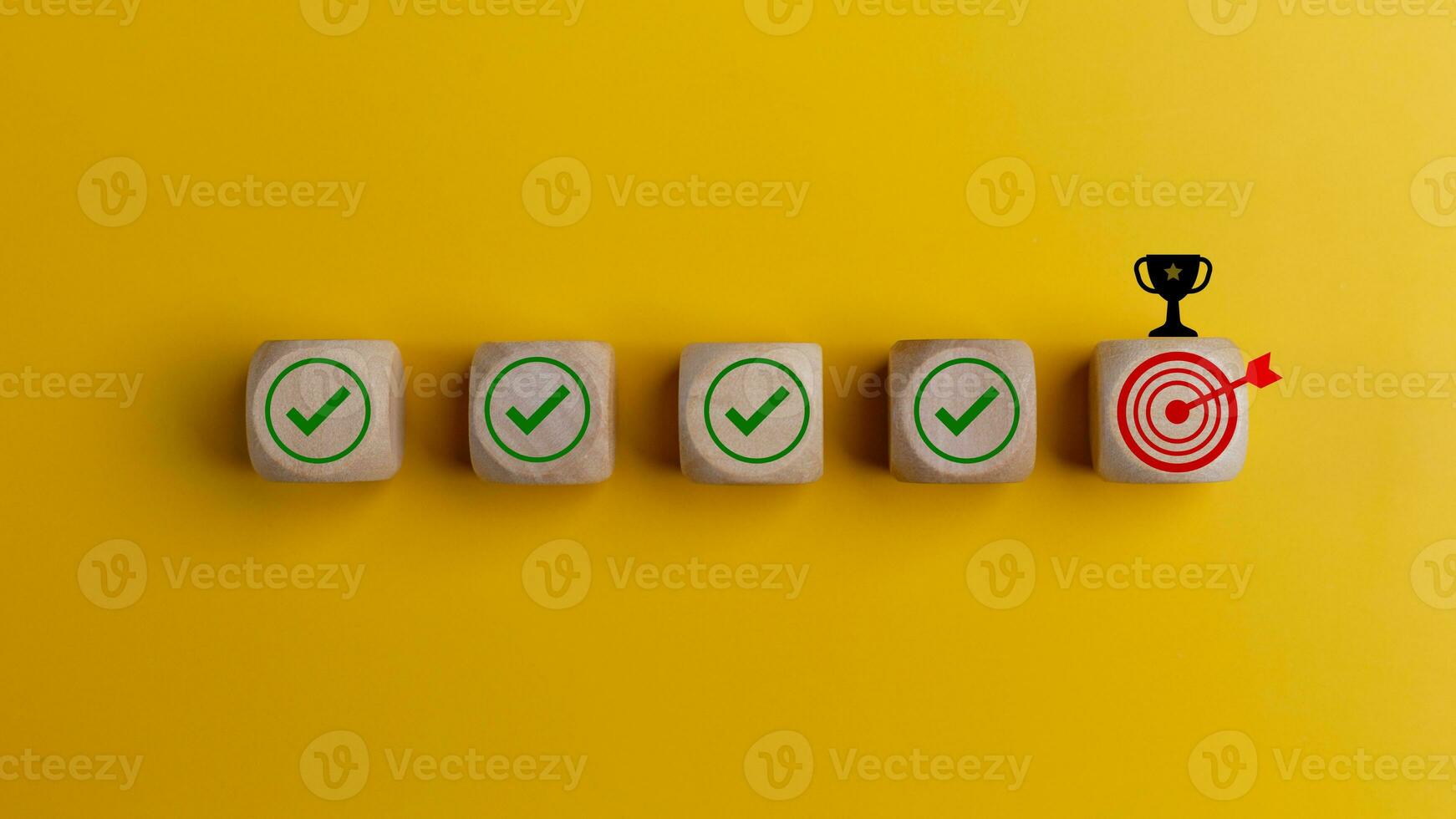 Goal achievement and business success. Task completion. Necessary steps to achieve business objectives. photo