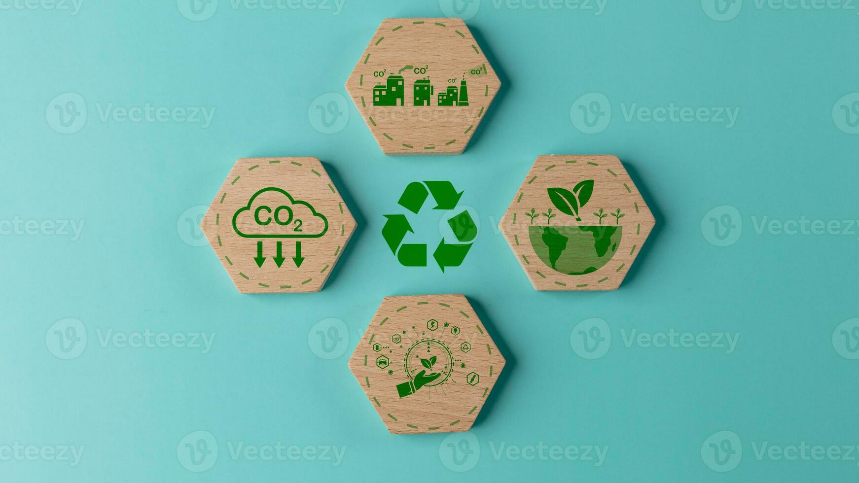 ESG concept of environmental. ESG or environmental social governance. The company developed a nature conservation strategy, green energy, clean energy photo