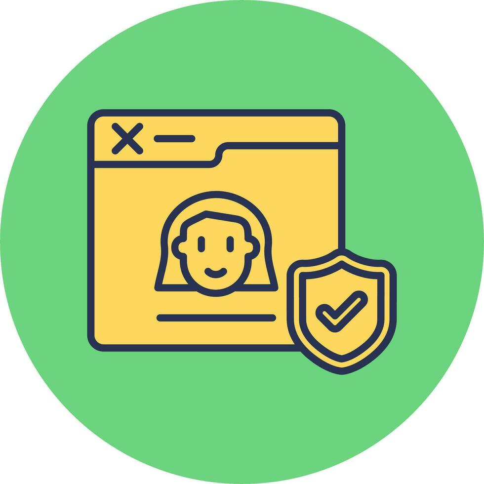 Cyber Security Vector Icon