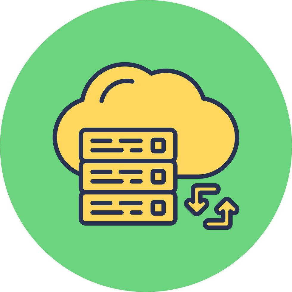 Data Storage Vector Icon