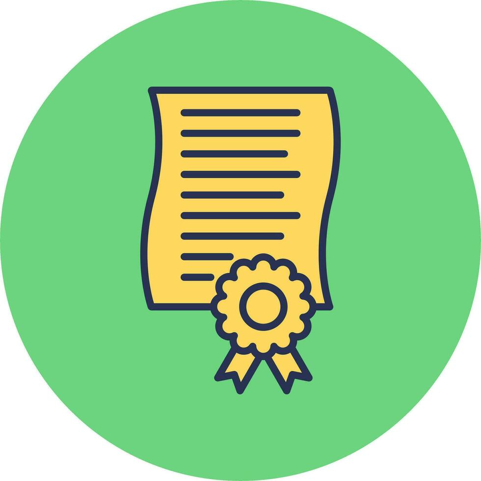 Certificate Vector Icon