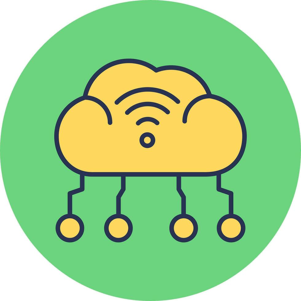 iot vector icono