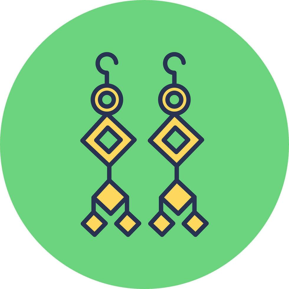 Earrings Vector Icon
