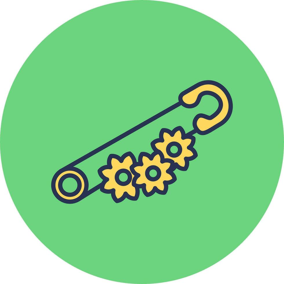 Brooch Vector Icon