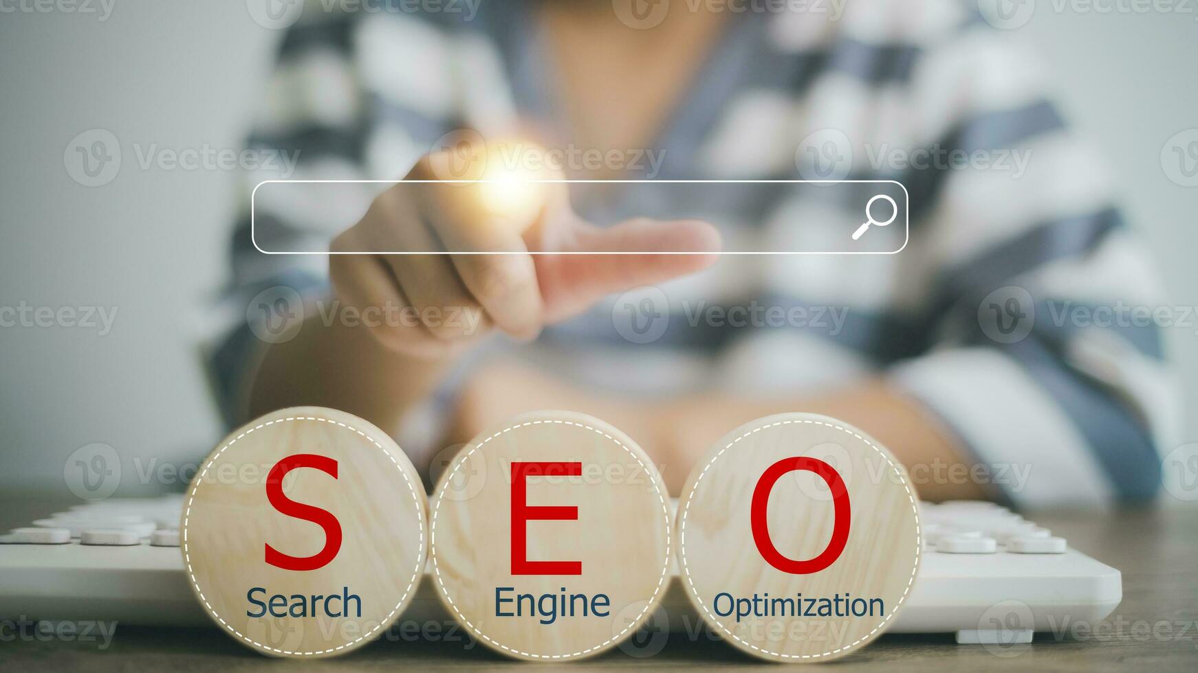 Search Engine Optimization concept. SEO Search Engine Optimization Marketing Ranking Traffic Website Internet Business Technology Concept. photo