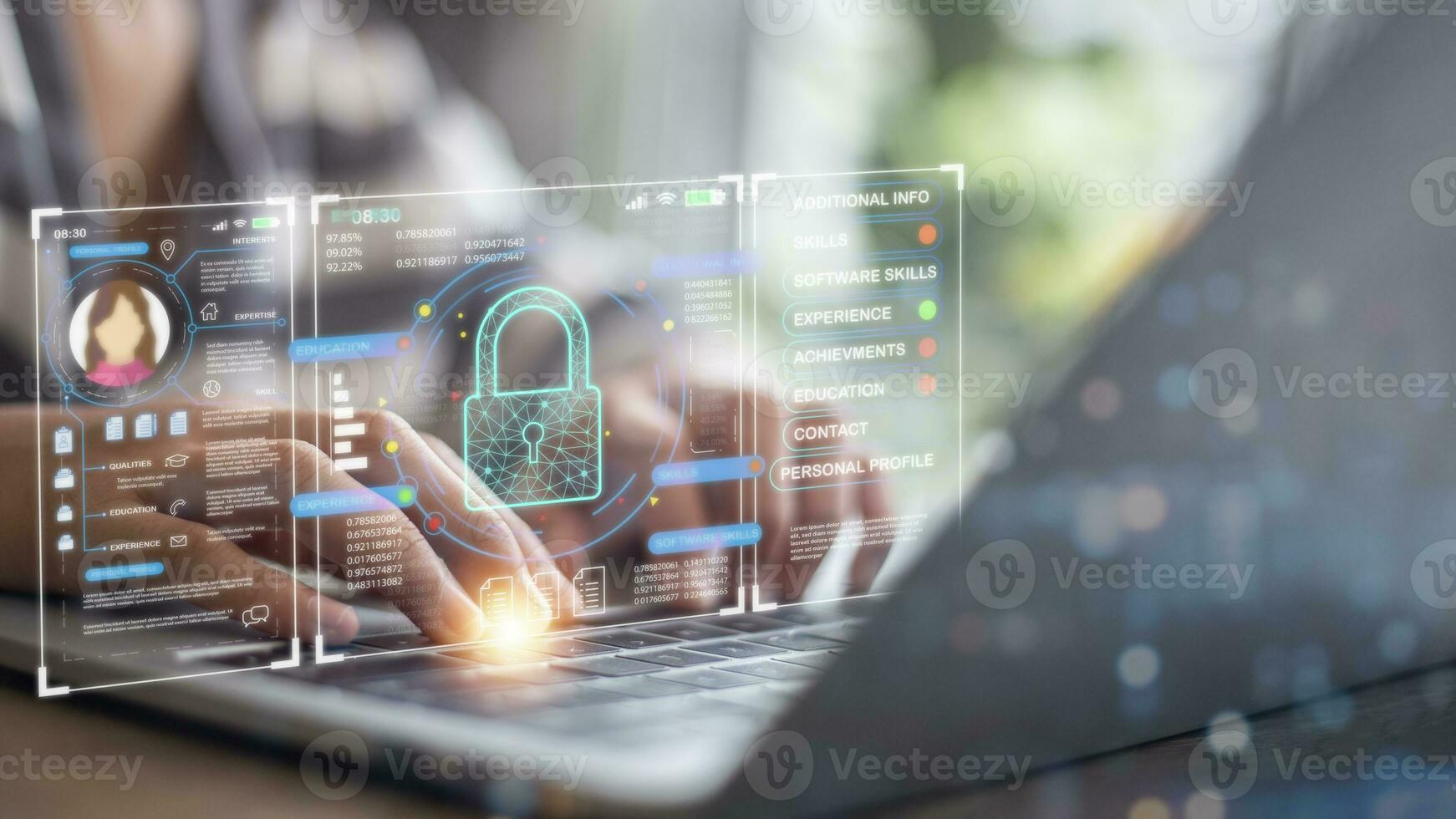 Corporate data management system and document management system with employee privacy. Employee confidentiality. Software for security, searching, and managing corporate files photo