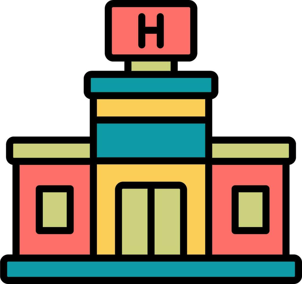 Hospital Vector Icon