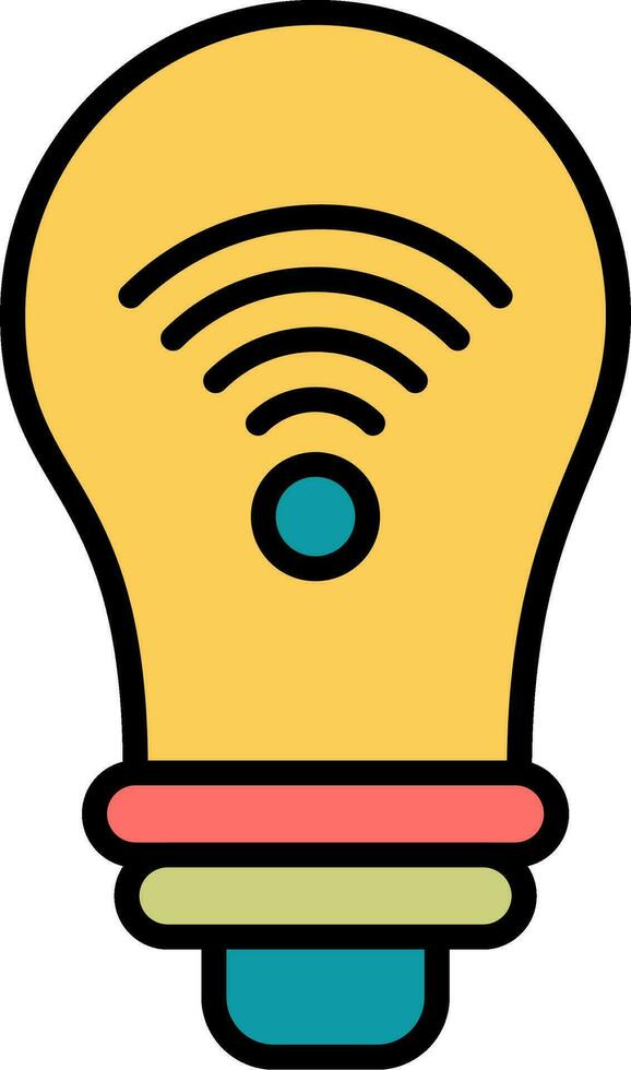Smart Bulb Vector Icon