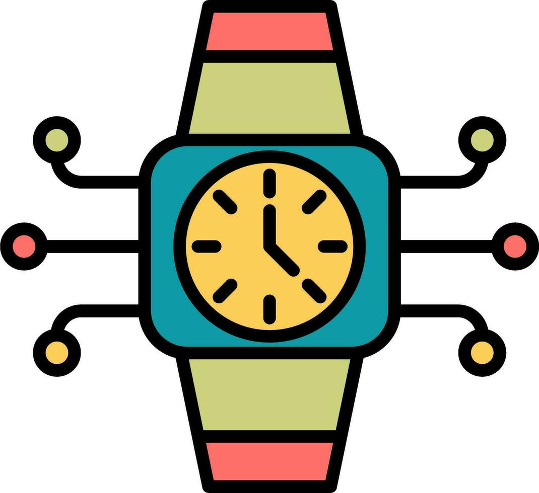 icono de vector de reloj inteligente