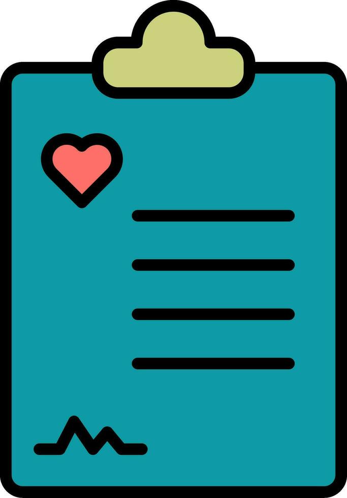 Health Report Vector Icon