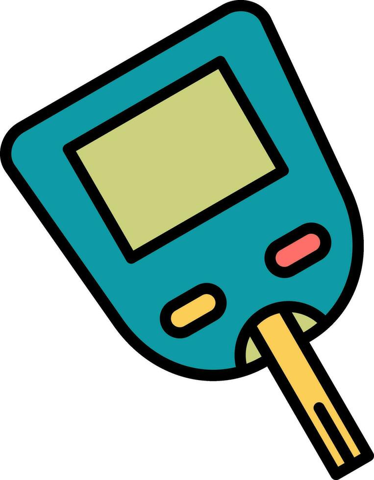 Glucose Meter Vector Icon