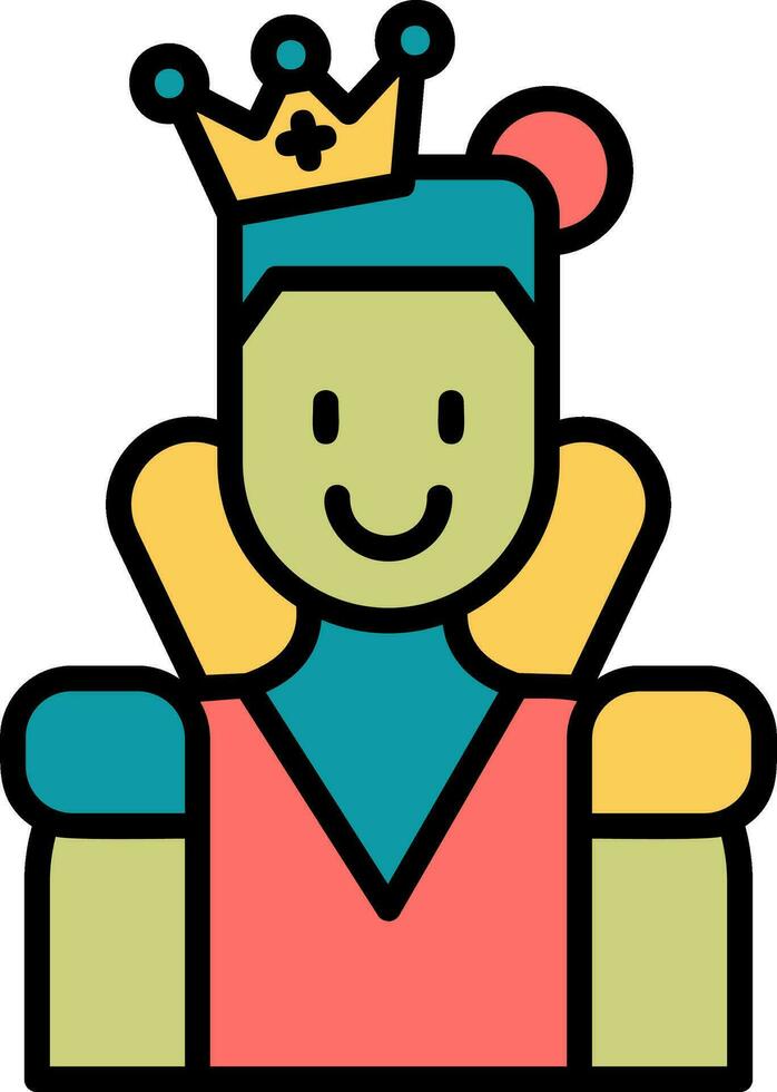 Queen Vector Icon