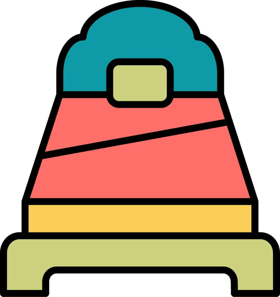 Single Bed Vector Icon