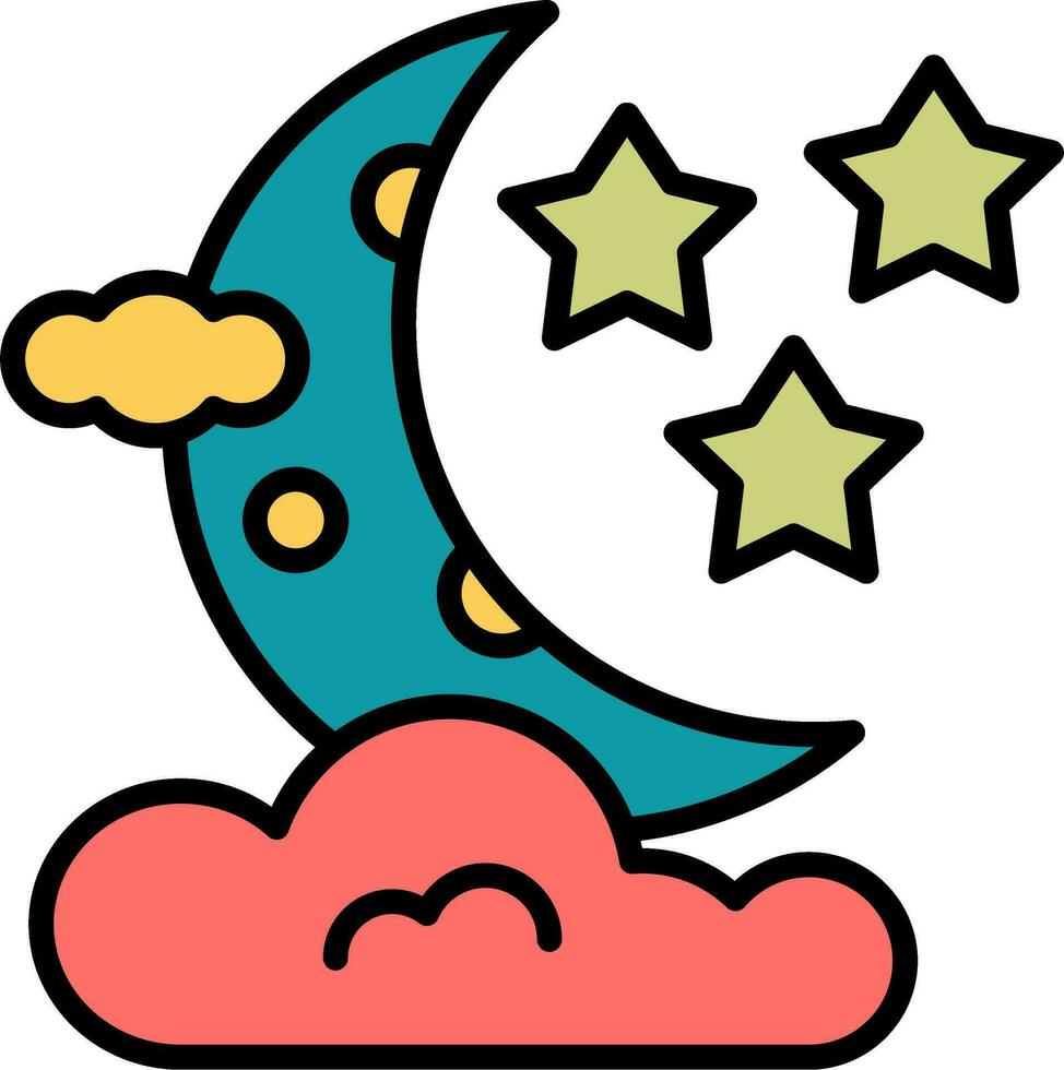 Moon Vector Icon