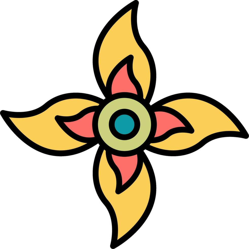 Plumeria Vector Icon