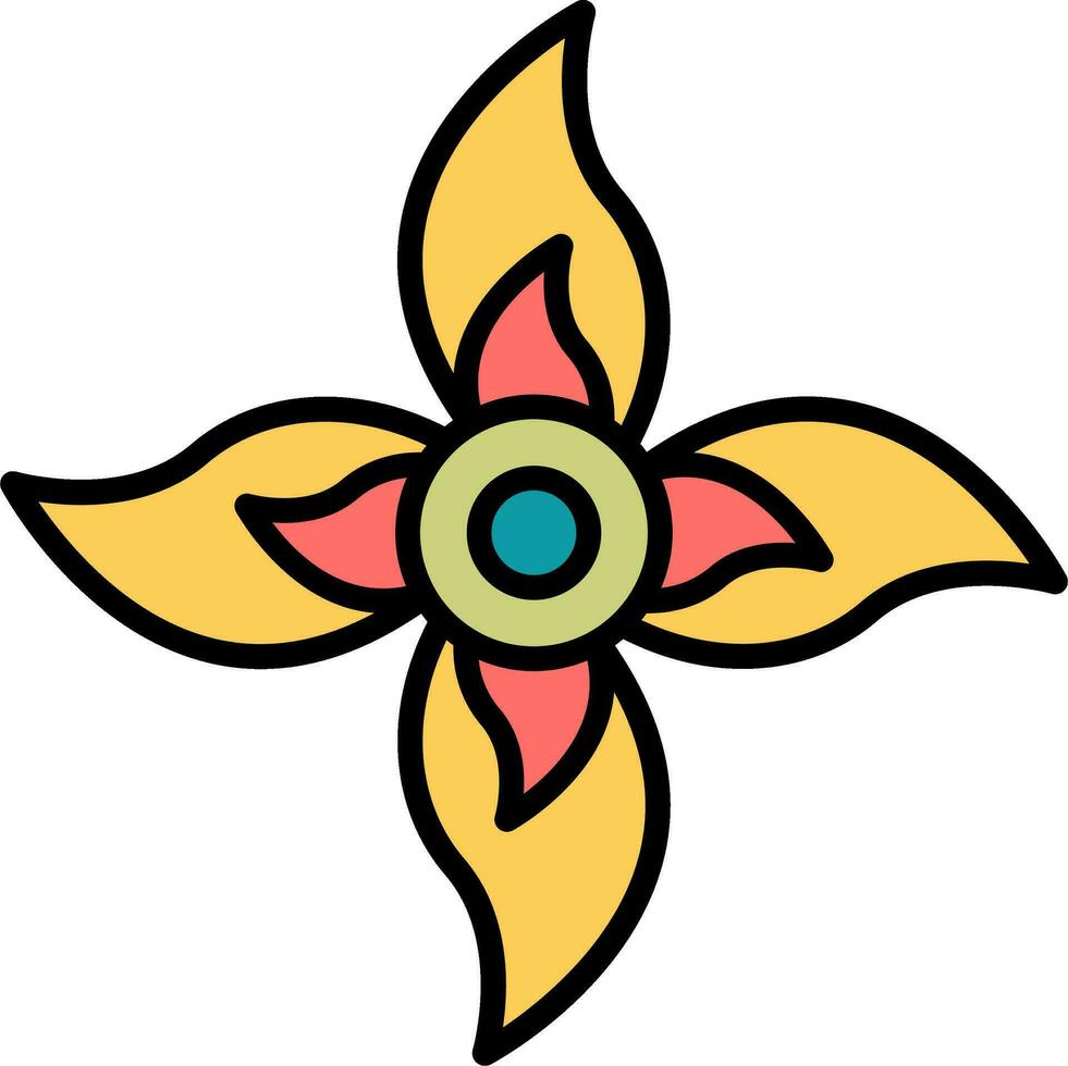 plumeria vector icono