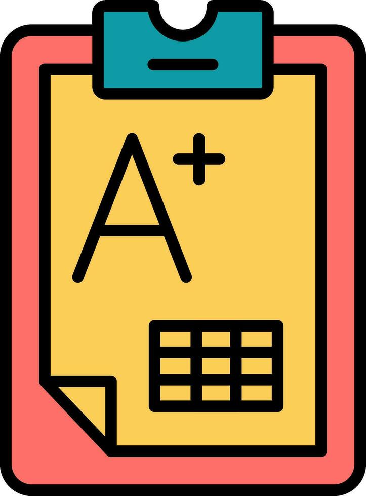 Grades Vector Icon