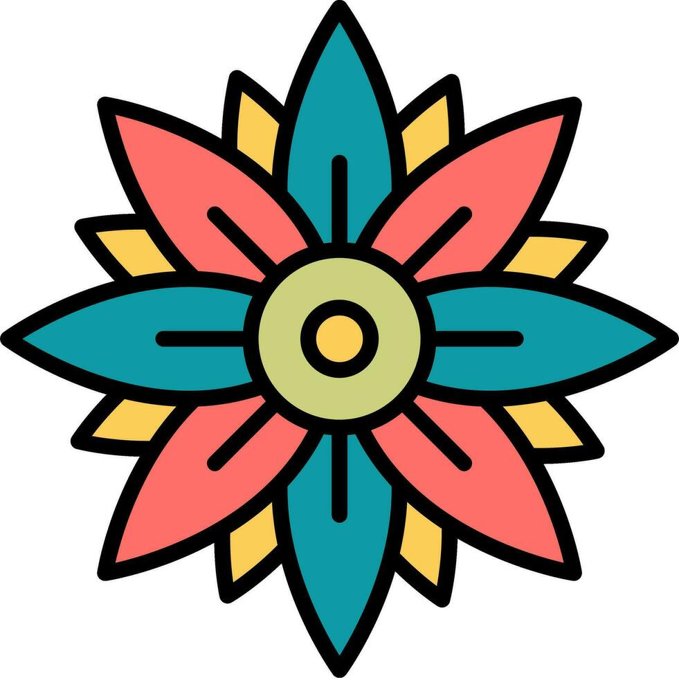 Chrysanthemum Vector Icon