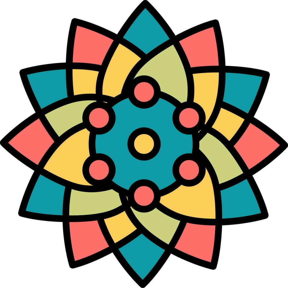 Mexican Aster Vector Icon