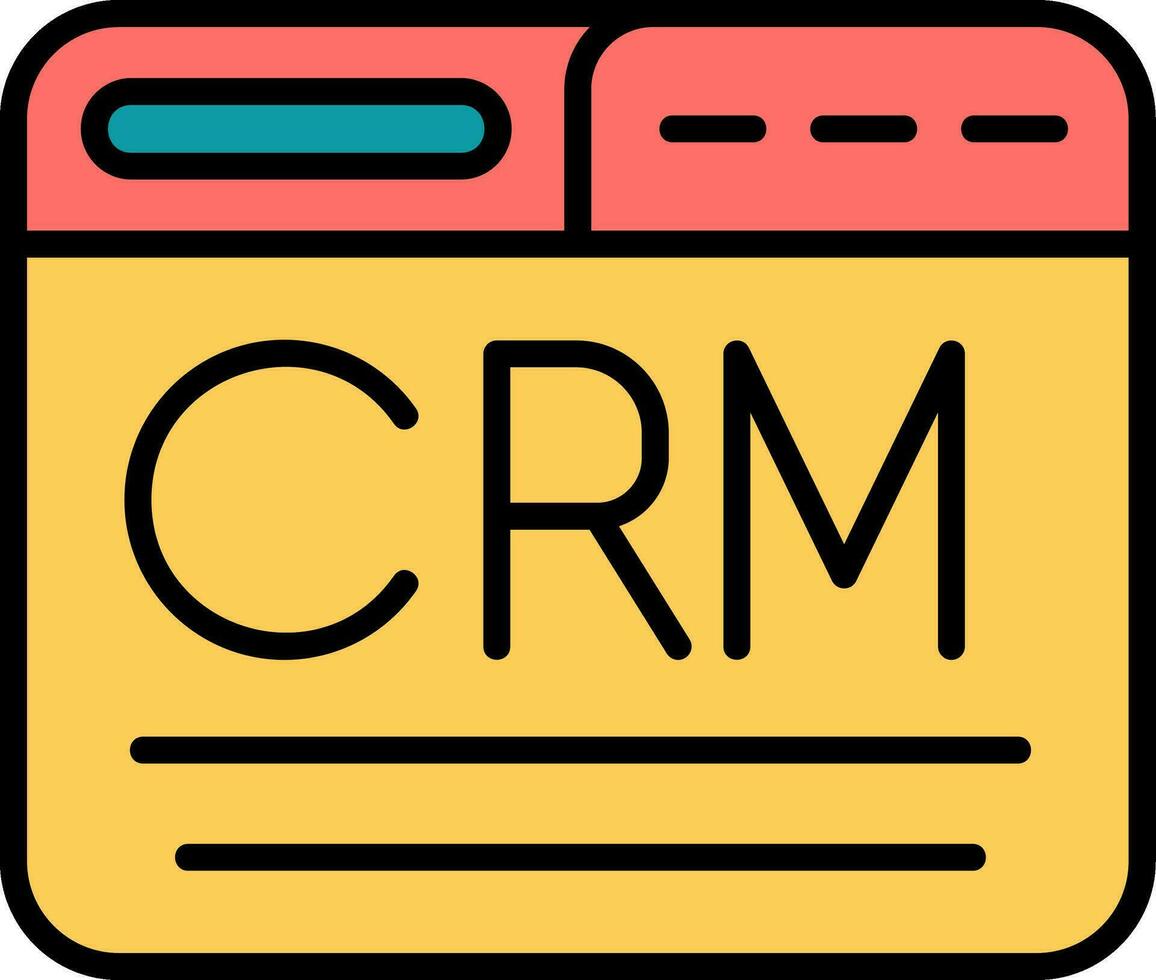 CRM Vector Icon