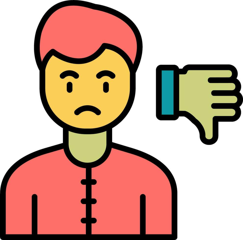 Dissatisfaction Vector Icon