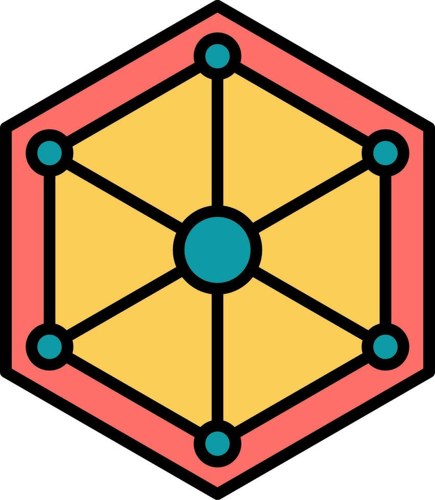 Hexagon Vector Icon