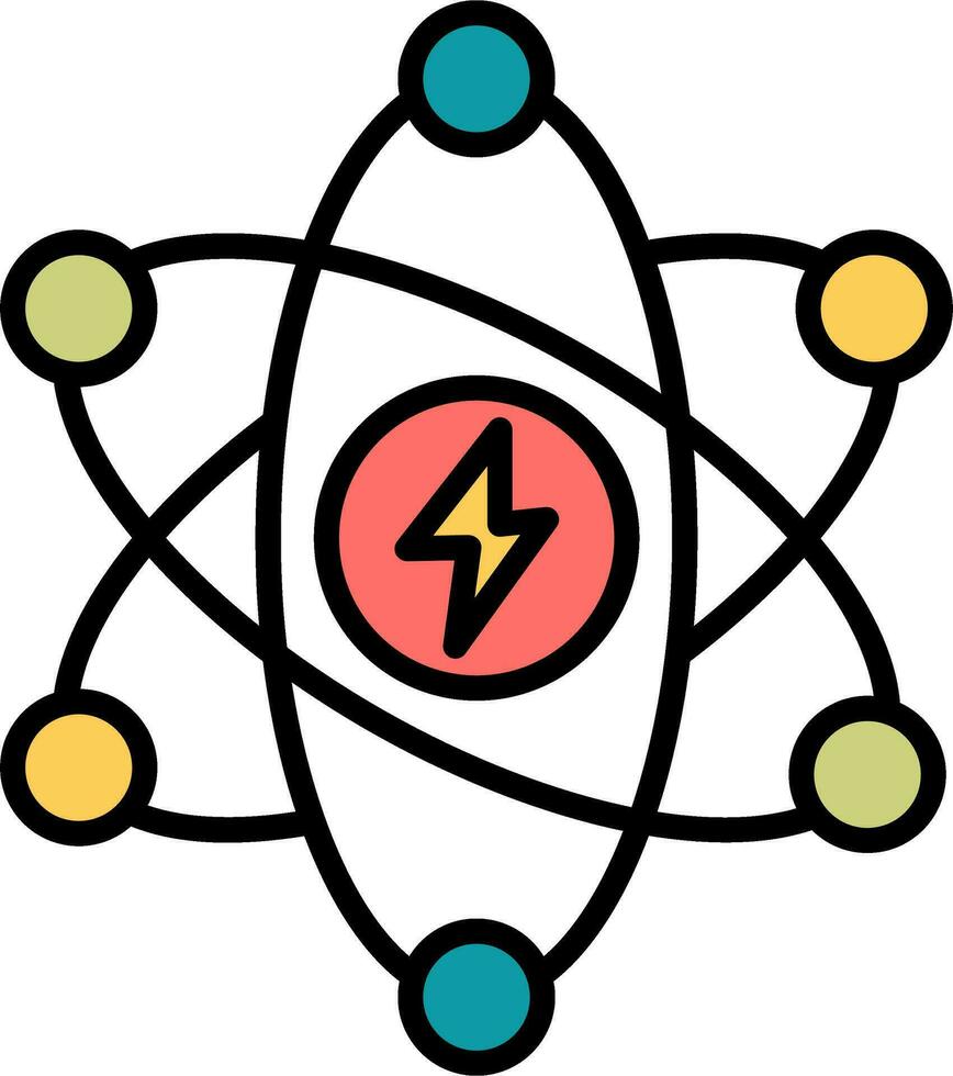 Atomic Energy Vector Icon