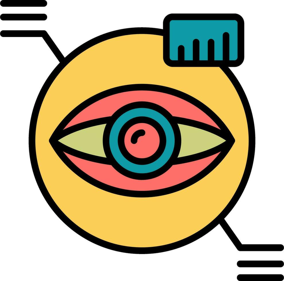 Eye Scanner Vector Icon