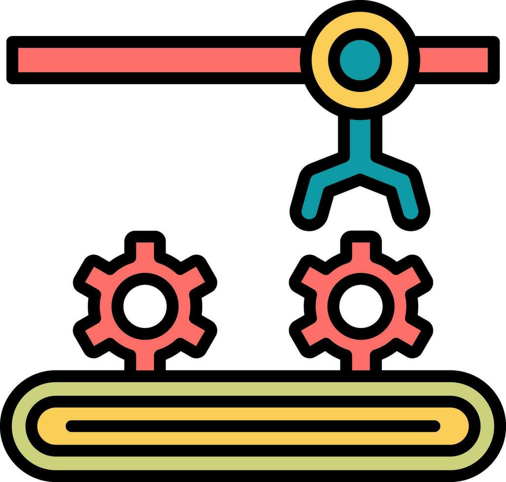 Conveyor Vector Icon