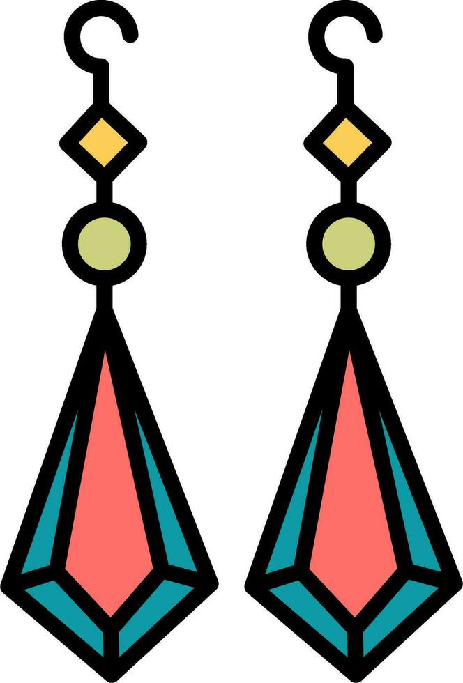 Earrings Vector Icon