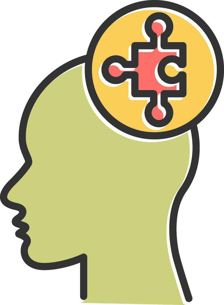 mental trastorno vector icono