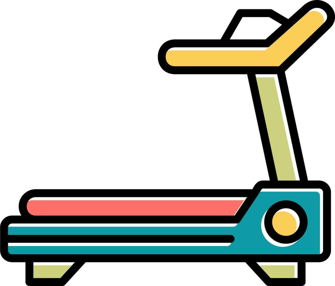 Treadmill Vector Icon