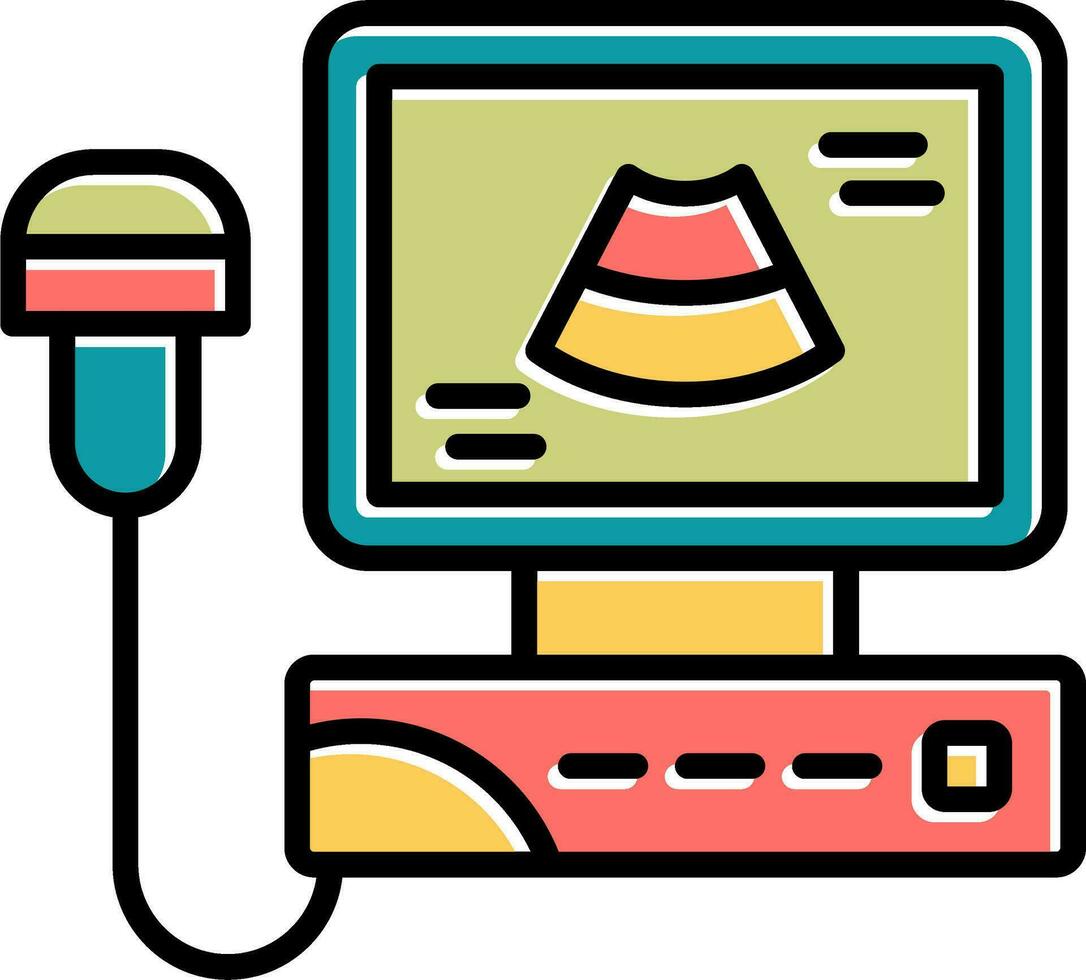Ultrasonography Vector Icon
