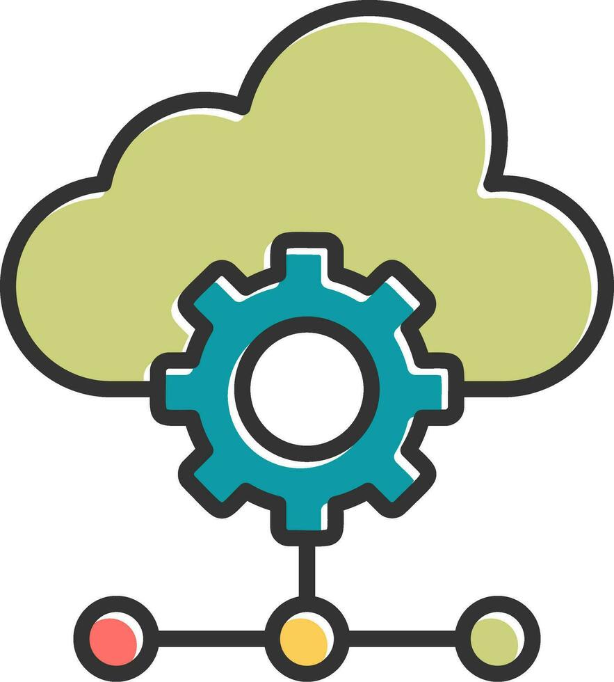 Cloud Data Vector Icon
