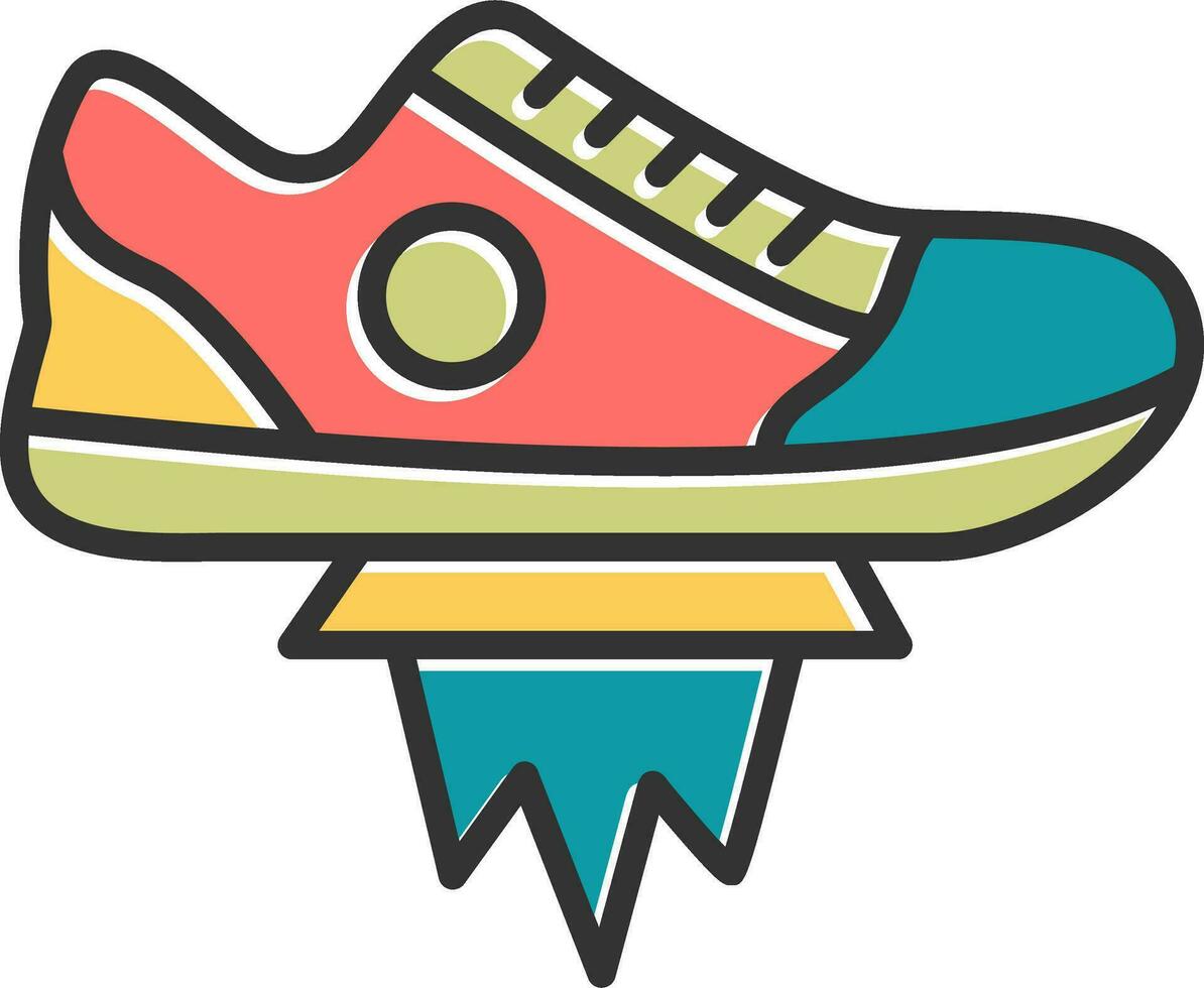 Flying Shoes Vector Icon