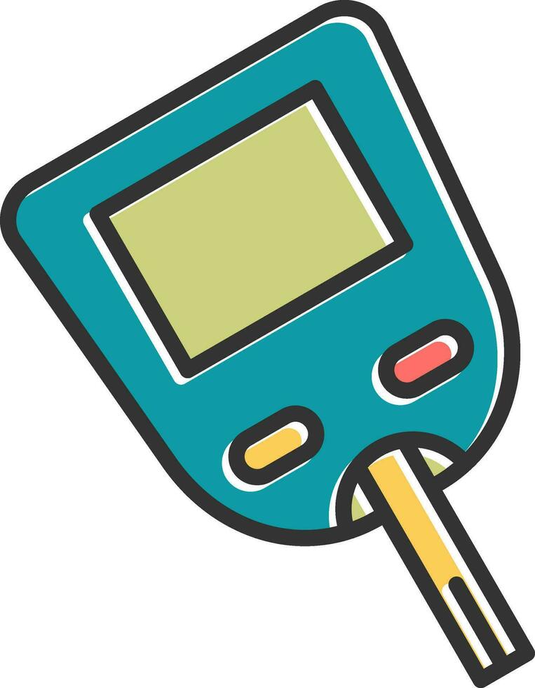 Glucose Meter Vector Icon