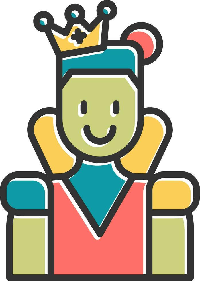Queen Vector Icon