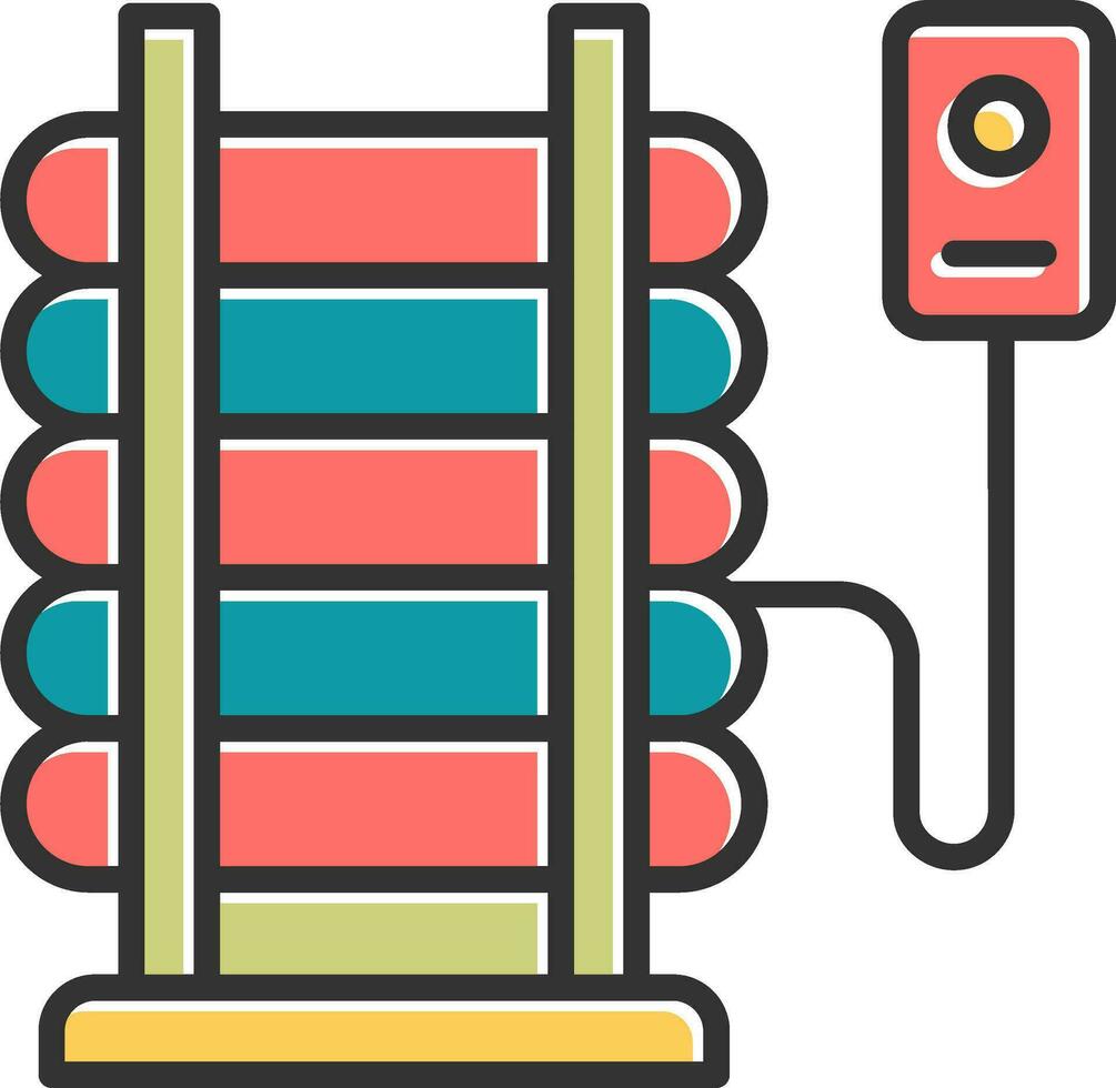 Anti Decubitus Mattress Vector Icon