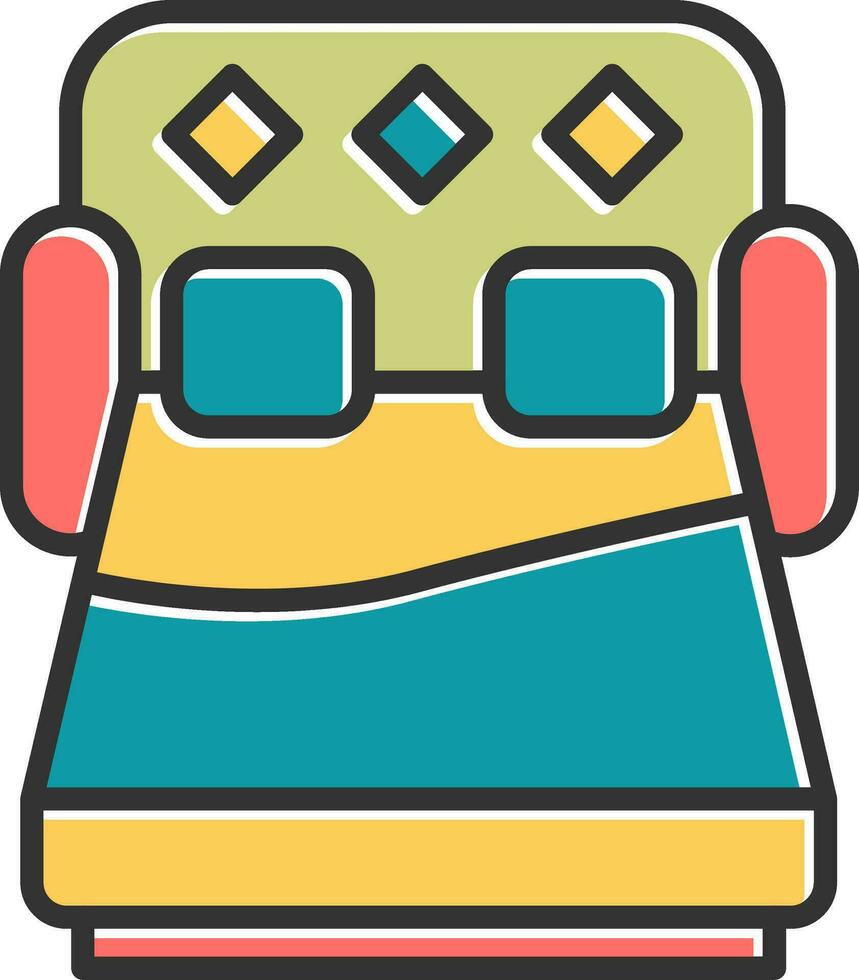 Sofa Bed Vector Icon