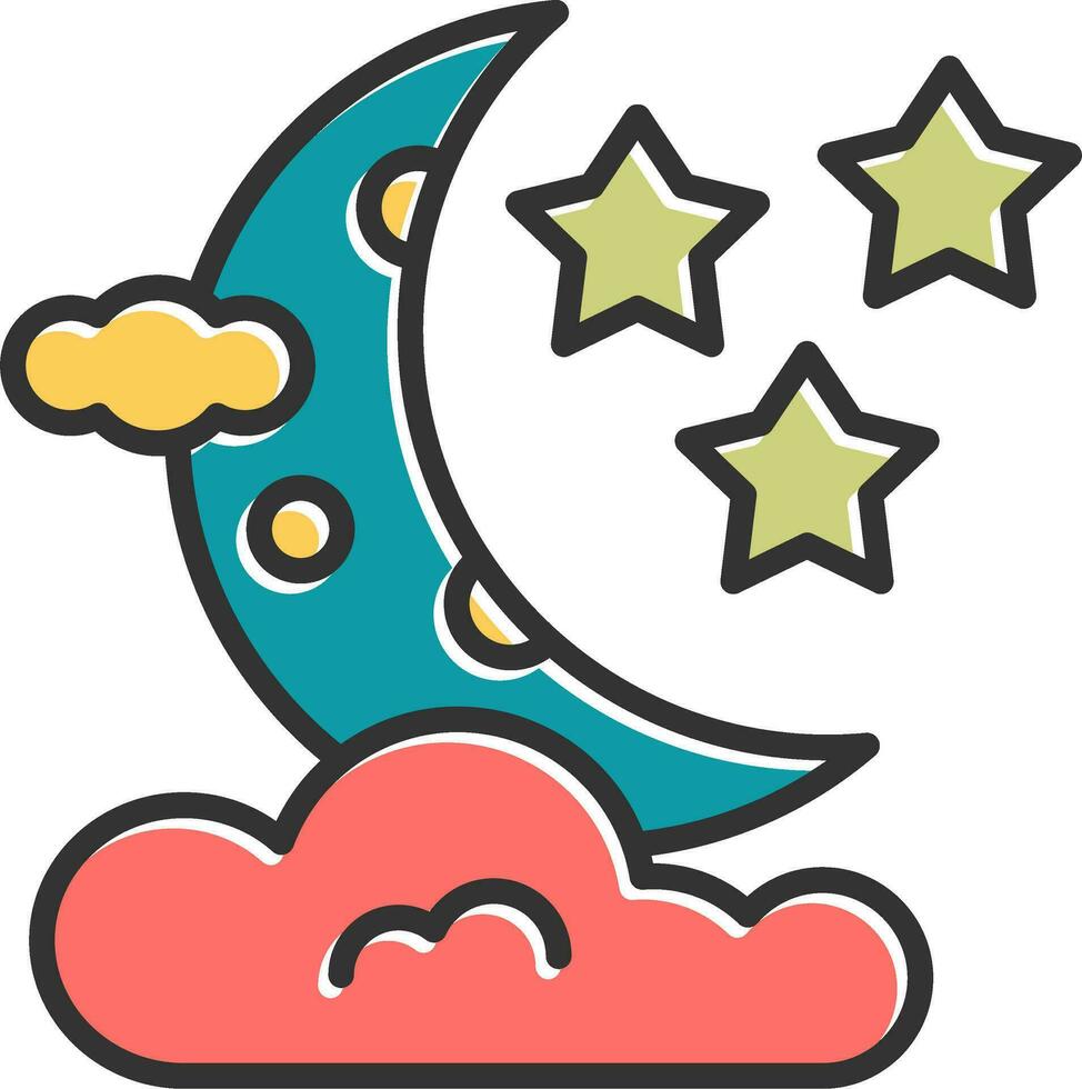 Moon Vector Icon
