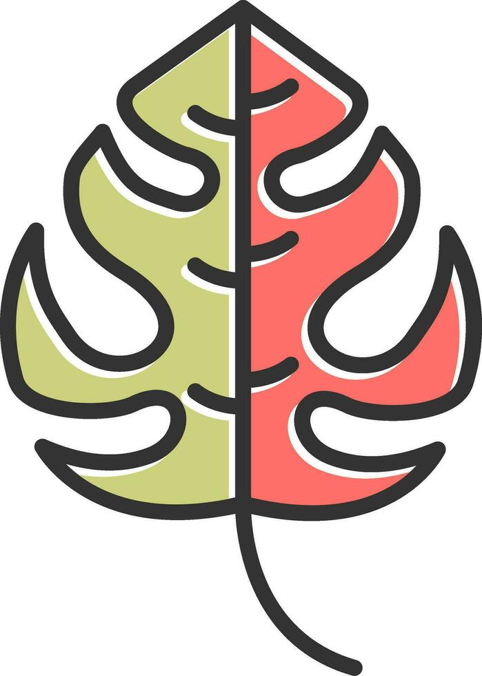Monstera Vector Icon