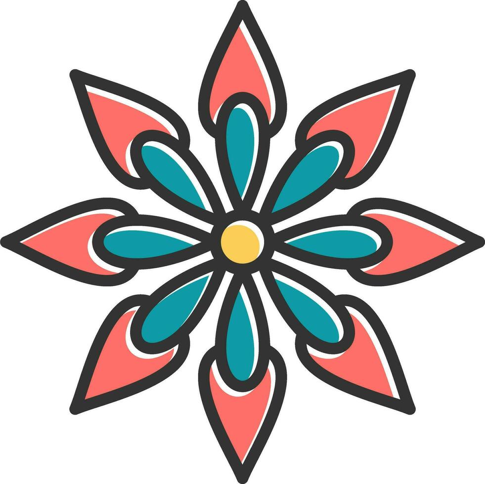 Zinnia Vector Icon