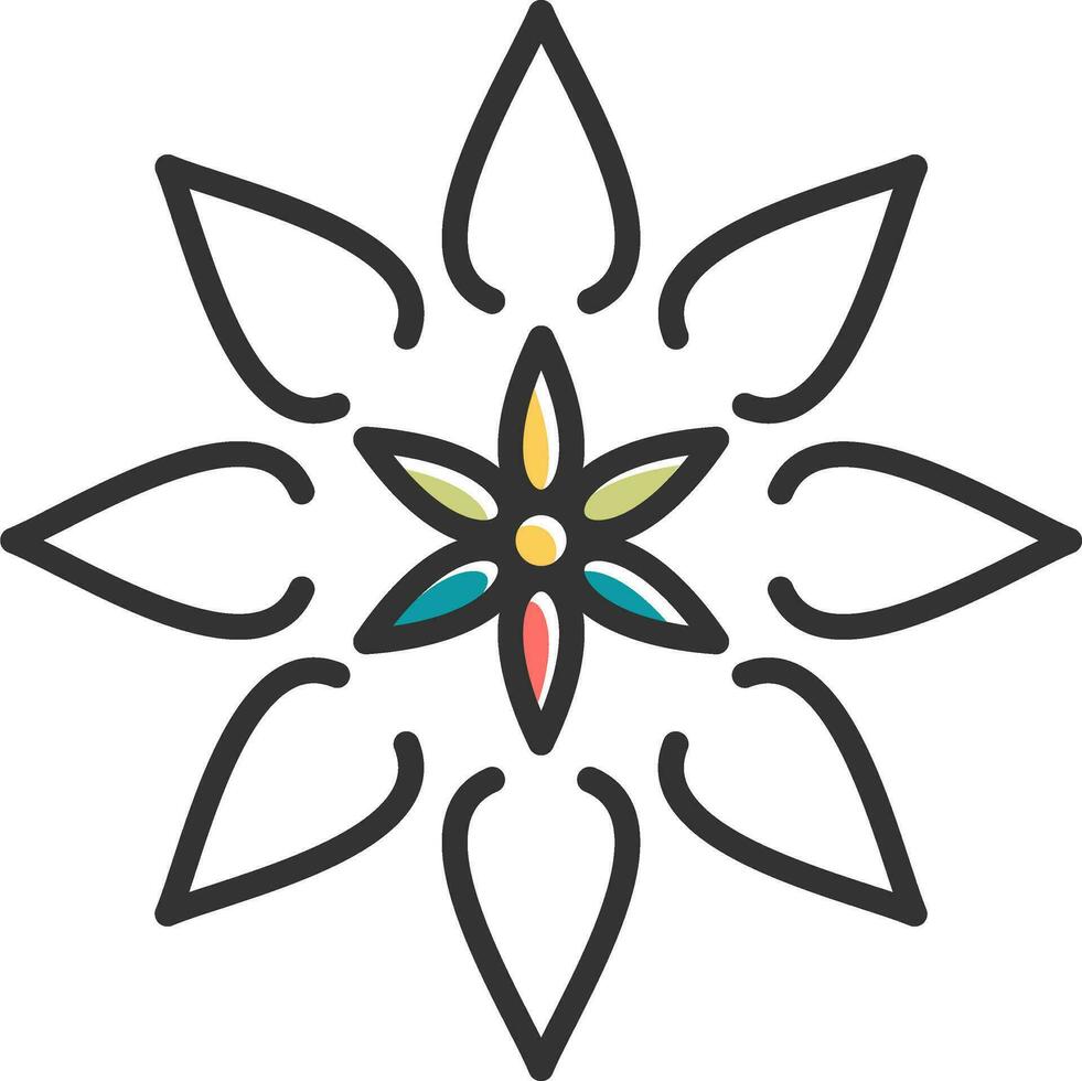 Schefflera Vector Icon