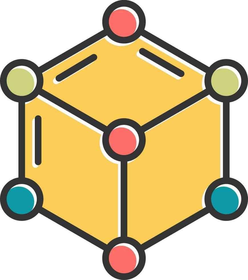 Neural Network Vector Icon