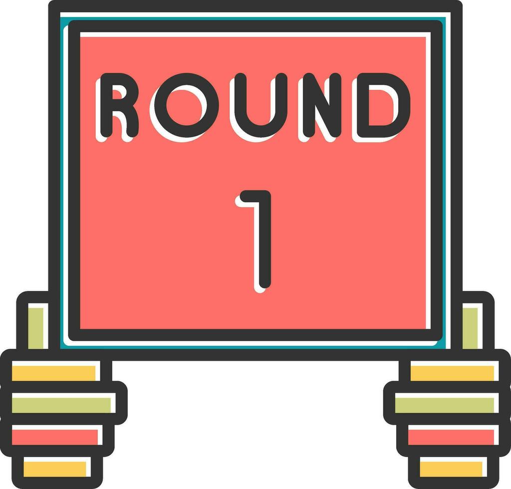 First Round Vector Icon