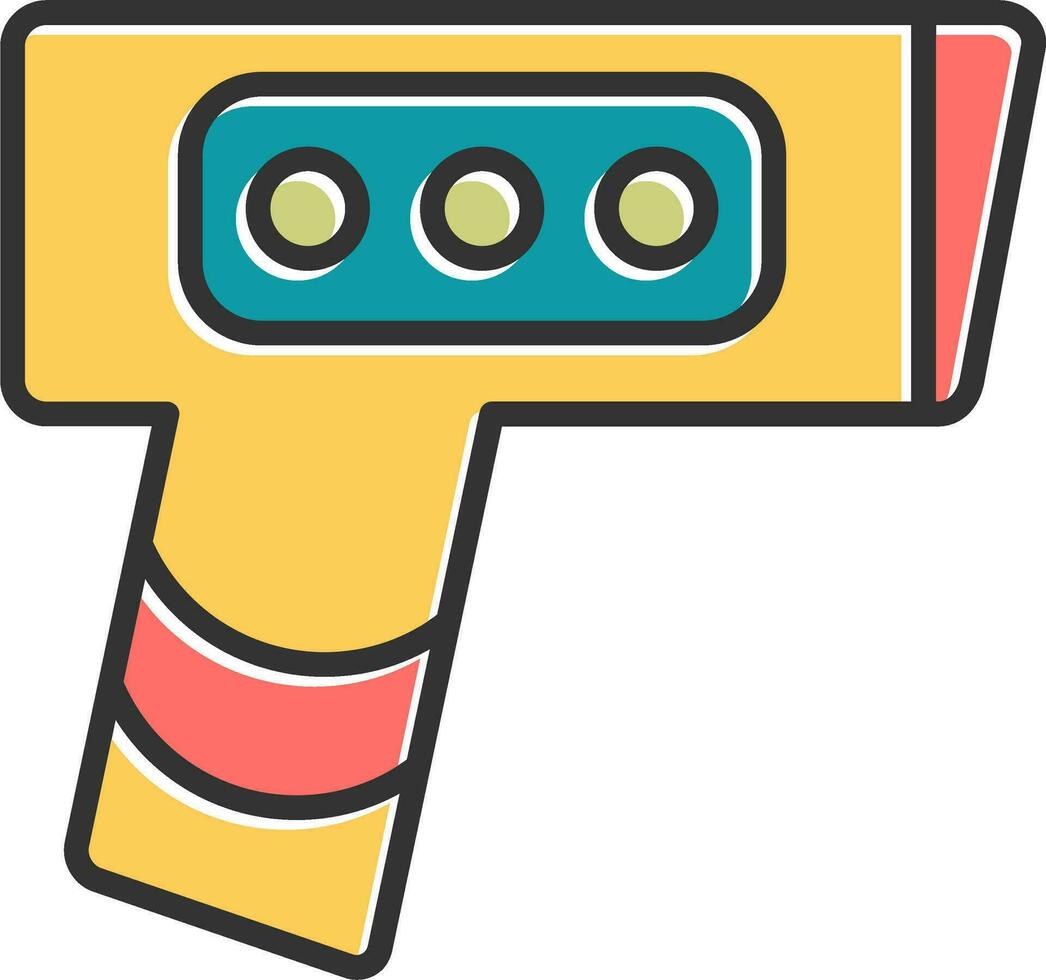 Thermometer Gun Vector Icon