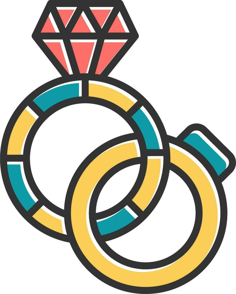 Diamond Ring Vector Icon