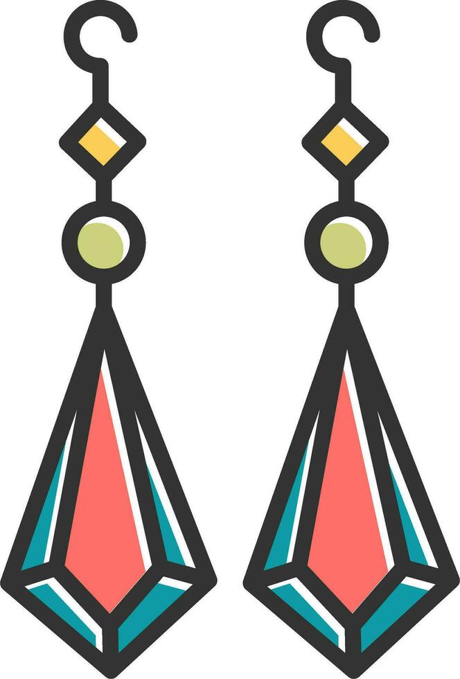 Earrings Vector Icon