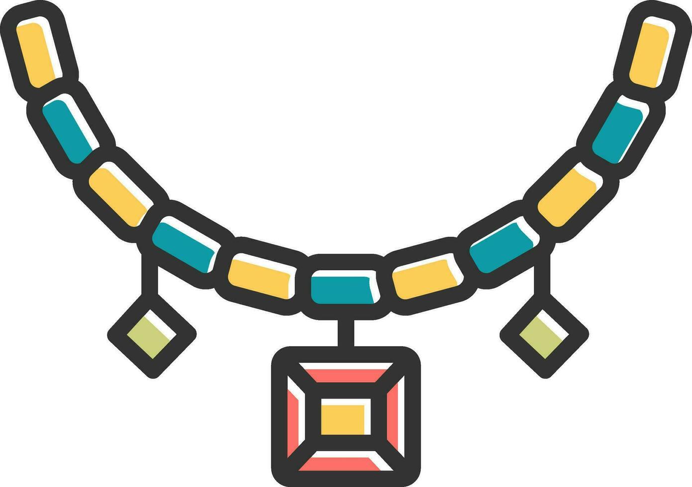 icono de vector de collar